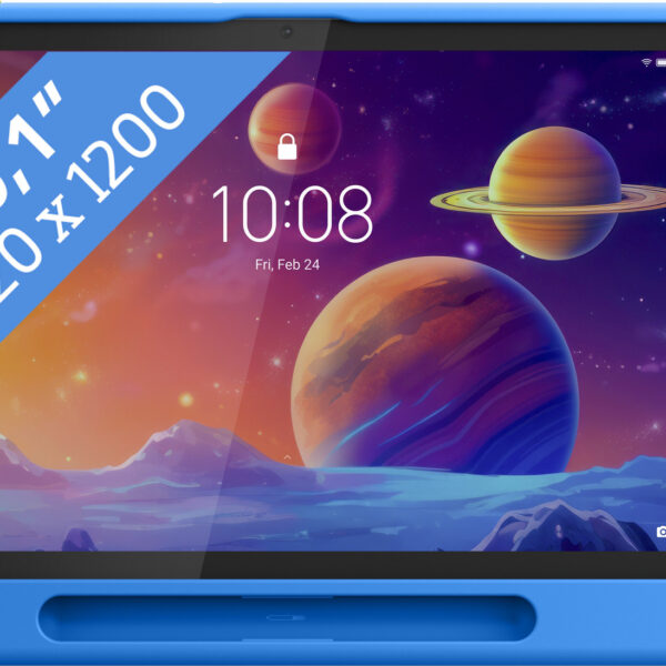 Lenovo Tab 64GB Wifi Grijs met Kids Cover en Stylus