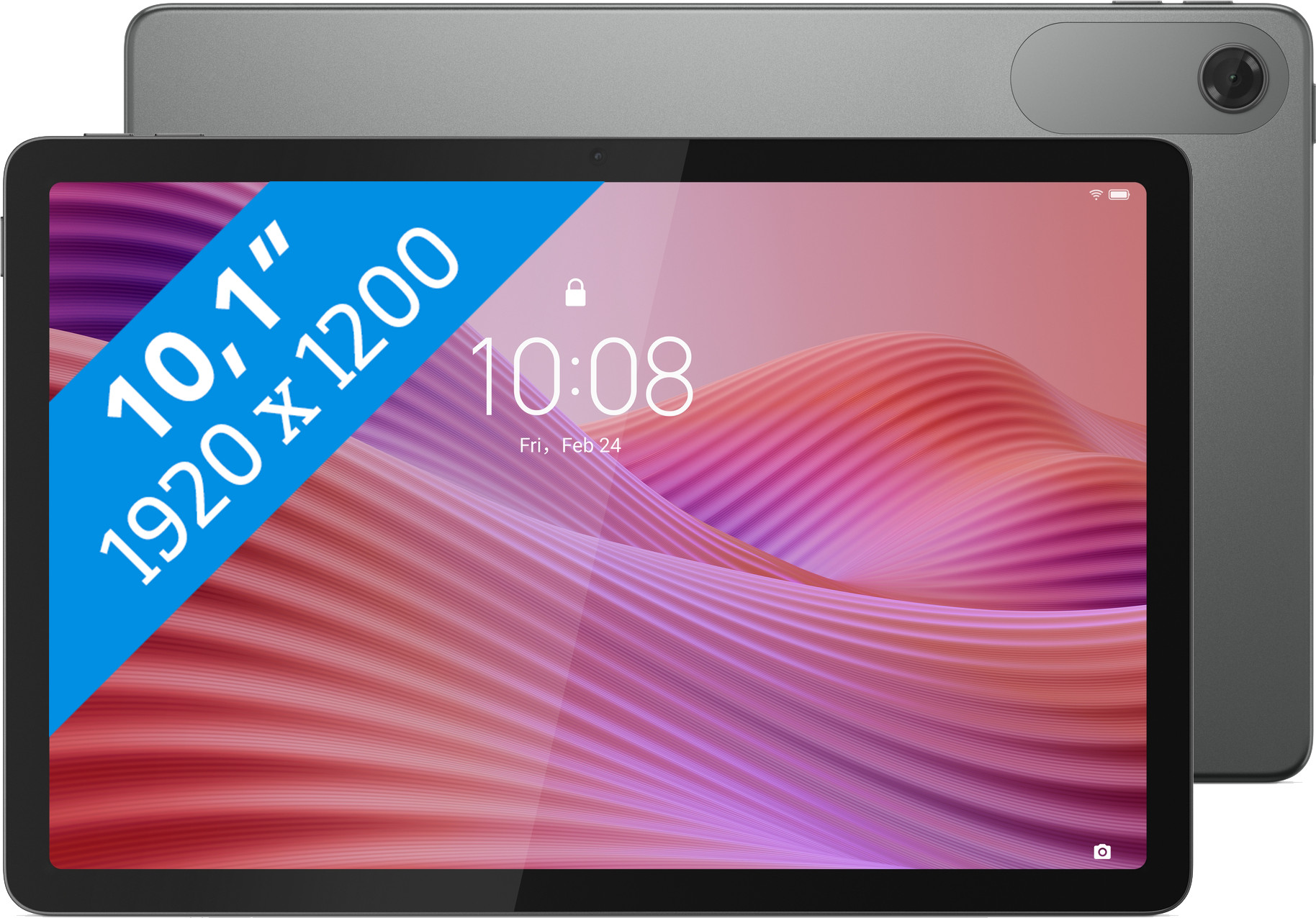 Lenovo Tab 64GB Wifi + 4G Grijs met Transparante Back Cover Lenovo Tab 64GB Wifi + 4G Grijs met Transparante Back Cover