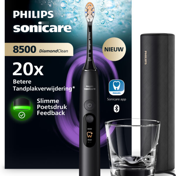 Philips Sonicare Series 8500 HX8513/12 Zwart