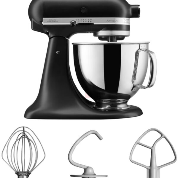 KitchenAid Artisan Mixer 5KSM125EBM Mat Zwart
