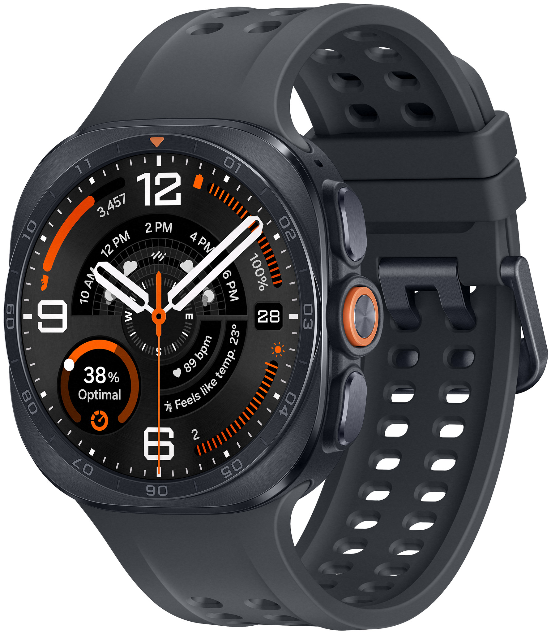Samsung Galaxy Watch Ultra 2 LTE Titanium Zwart 47mm Samsung Galaxy Watch Ultra 2 LTE Titanium Zwart 47mm